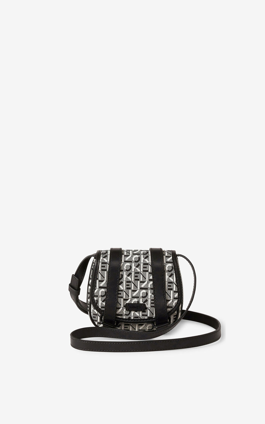 Kenzo Courier mini jacquard メッセンジャーバッグ レディース グレー - GJDBUM648